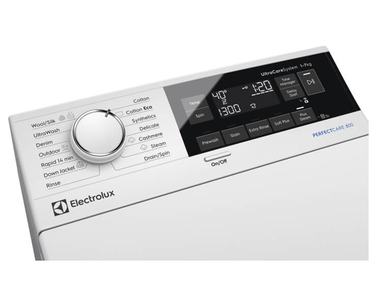 מכונת כביסה פתח עליון 6 ק"ג 400-1000 סל"ד EW6T3603AM electrolux