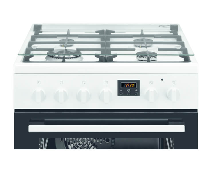 תנור משולב 4להבות electrolux LKK620200W לבן