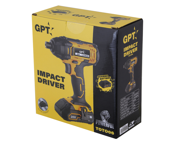 מברגת אימפקט 20V TOT006 GPT