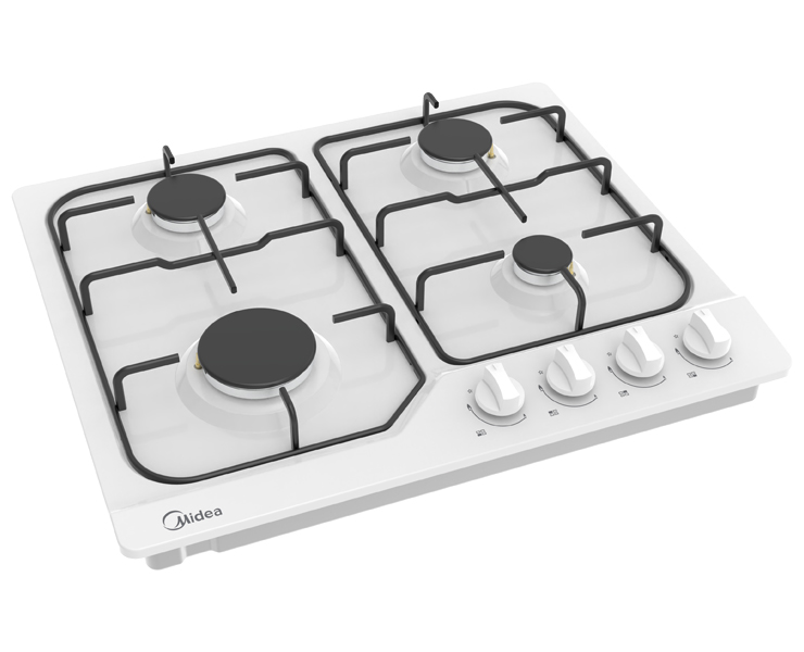 כיריים גז 4 להבות לבן 60 סמ MIDEA 60SJ401_MN04