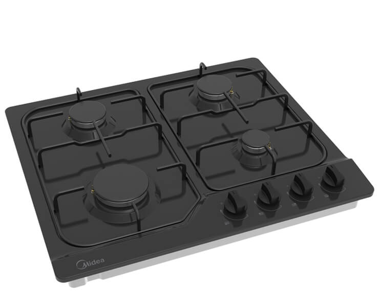 כיריים גז 4 להבות שחור 60 סמ MIDEA 60SJ401_MN04