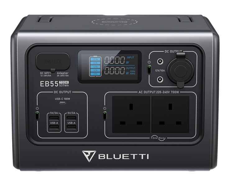 תחנת כוח ניידת BLUETTI PowerOak EB55 | 700W 537Wh