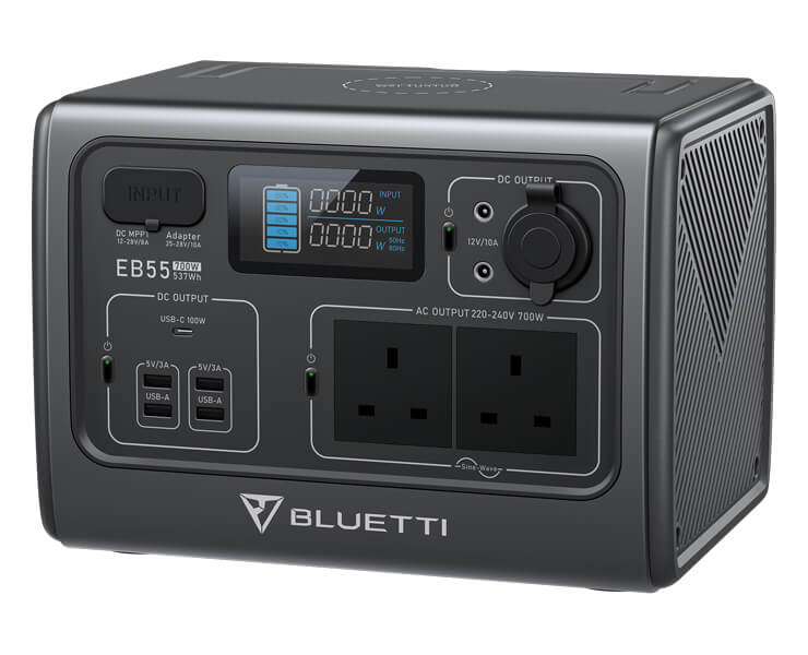 תחנת כוח ניידת BLUETTI PowerOak EB55 | 700W 537Wh