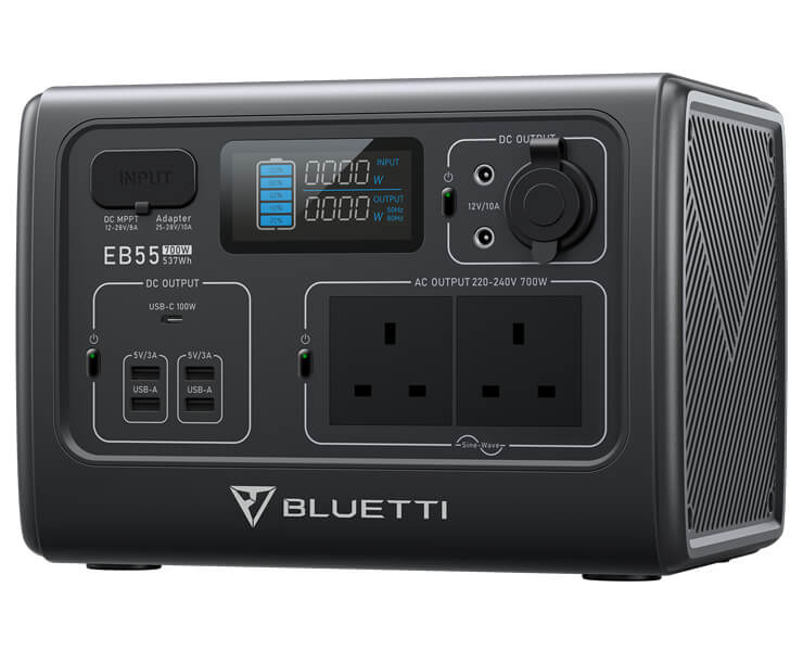 תחנת כוח ניידת BLUETTI PowerOak EB55 | 700W 537Wh