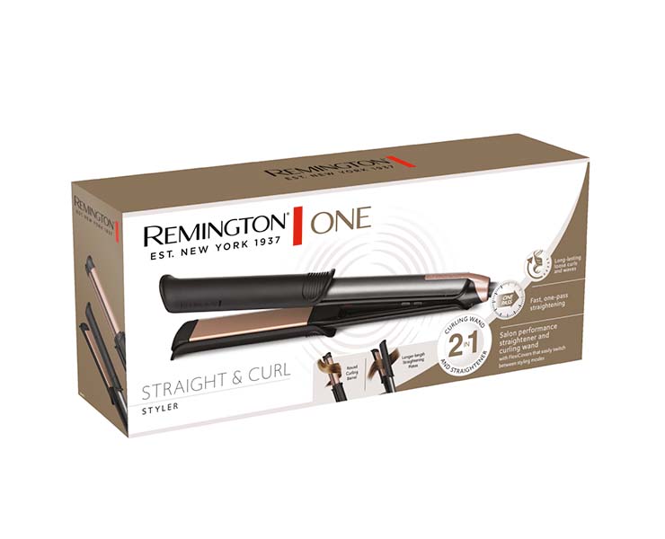 מחליק שיער ומסלסל במכשיר אחד Remington ONE  S6077