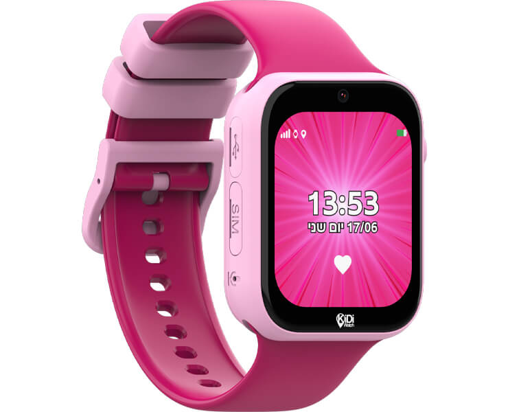 שעון חכם Kidi Watch BASIC PLUS ורוד