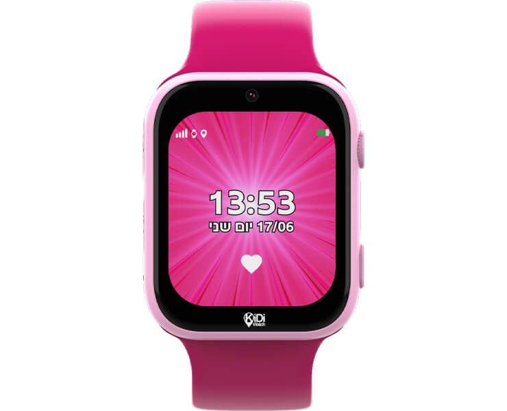 שעון חכם Kidi Watch BASIC PLUS ורוד