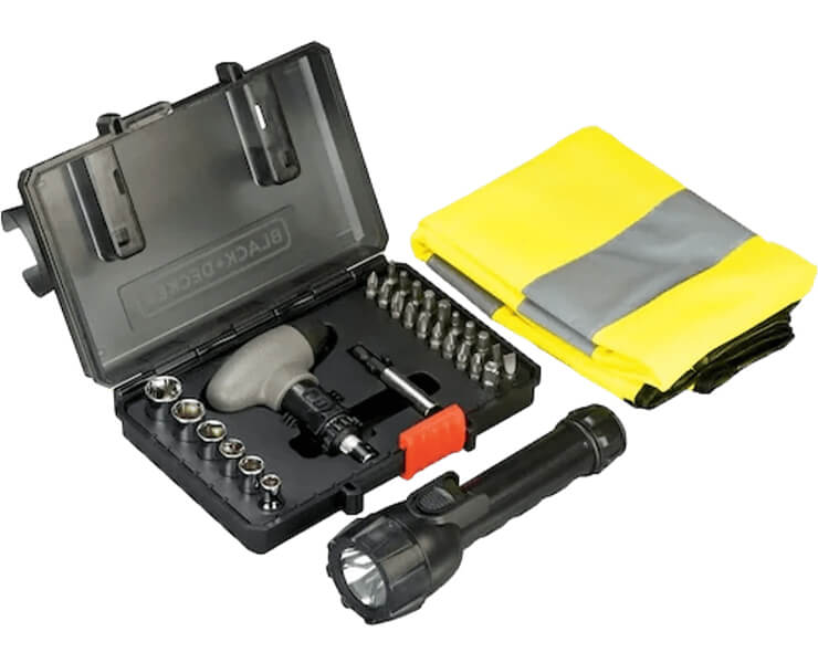 ערכת SOS עם פנס דגם A7224-XJ מבית BLACK+DECKER