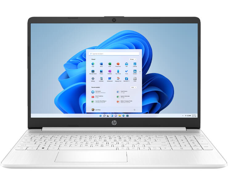 מחשב נייד 15.6 HP NoteBook 15s-fq5024nj i5-1235U 8+512G לבן