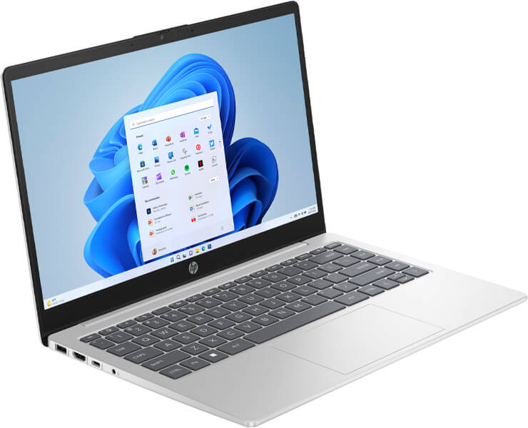 מחשב 14 HP NoteBook 14-ep1014nj Core5-120U 8+512G כסוף