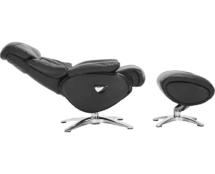 כורסת טלויזיה מעור + הדום 