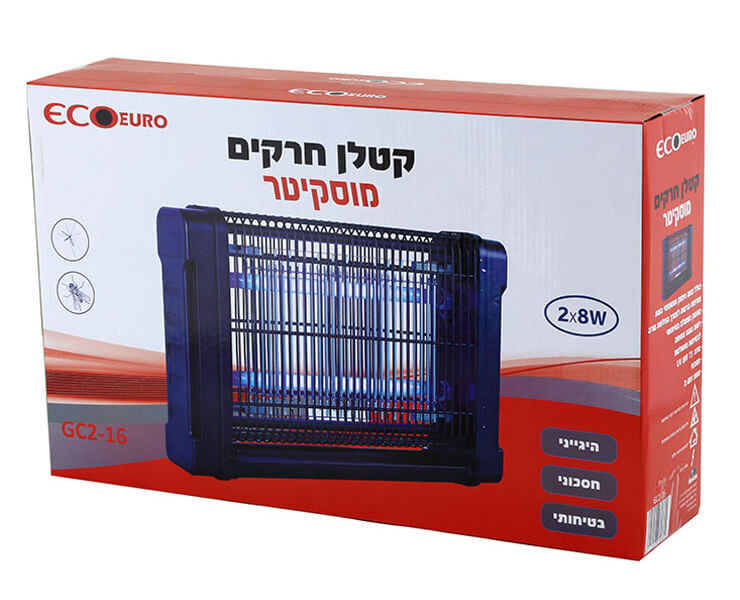קוטל חרקים UV 2X20W מוסקיטר  ECO EURO