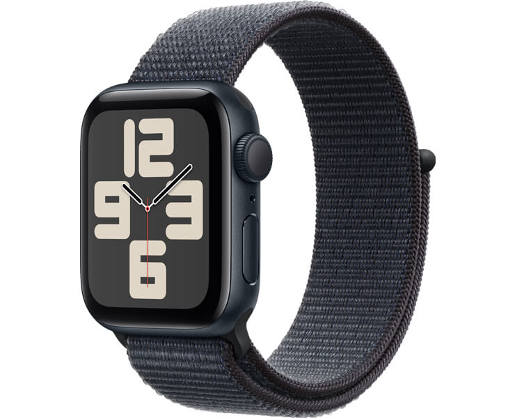 Apple Watch SE GPS 40mm Midnight Aluminium Case with Ink Sport Loop