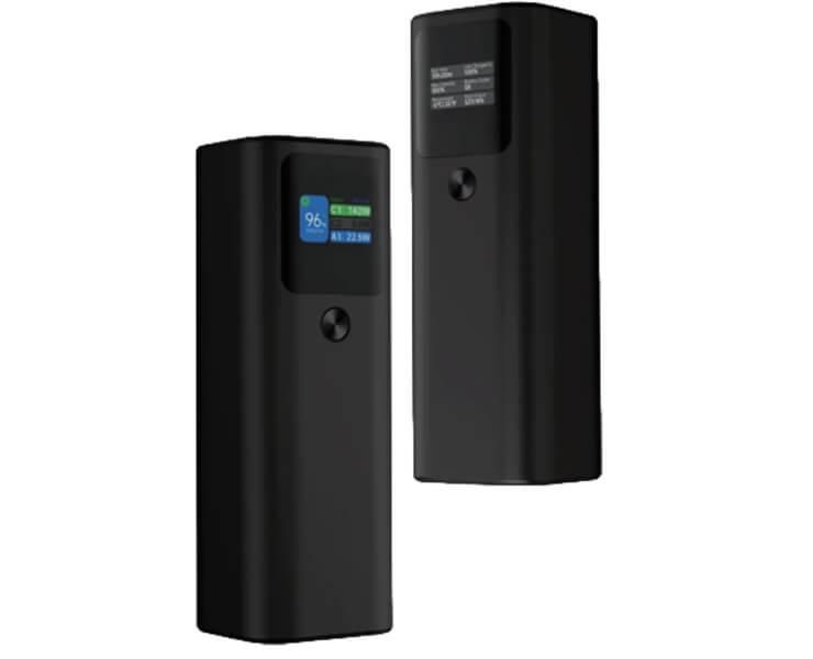 סוללת טעינה 27000mAh 140W + צג MIR