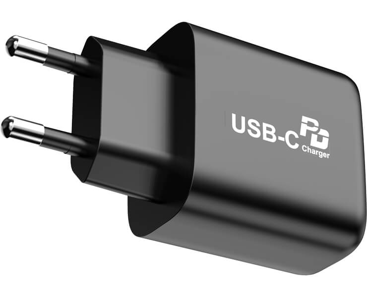 מ.קיר מיני 65W+כבל MIR C-to-C 100W שחור