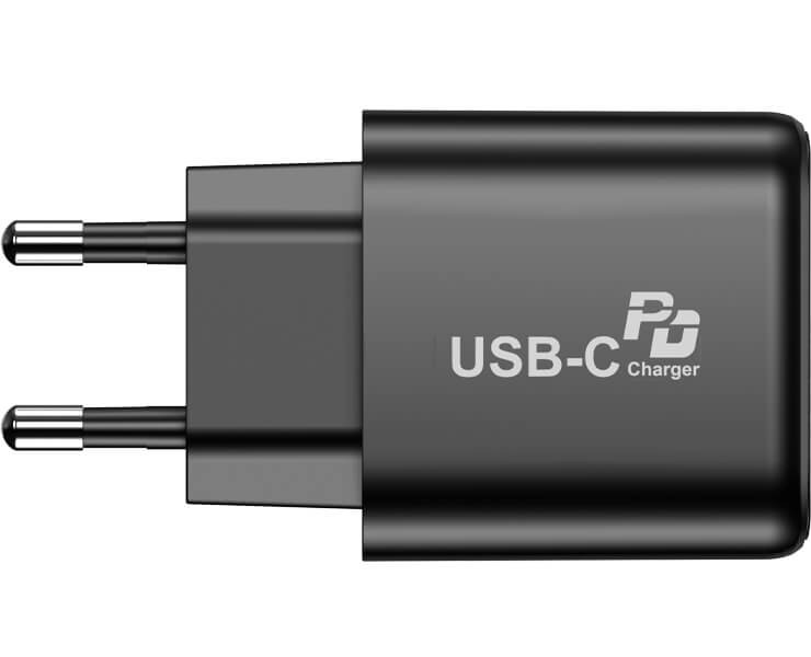 מ.קיר מיני 65W+כבל MIR C-to-C 100W שחור