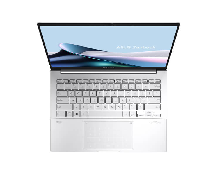 מחשב נייד 14 Asus Zenbook UX3405MA-PP107W OLED ULTRA 7 155H 1T+16GB כסוף