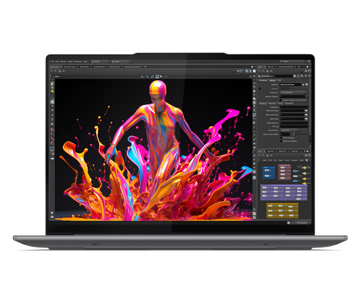 מסך מגע 14.5 Lenovo Yoga Pro 7 OLED AMD Ryzen AI9 365 32G+1T אפור PRO