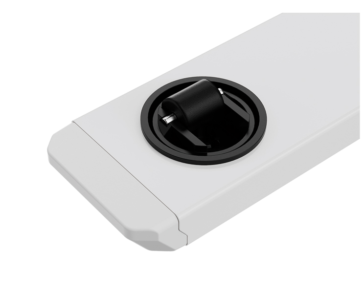 שולחן צד פנאומטי עם גלגלים נסתרים LUMI FMT02-2