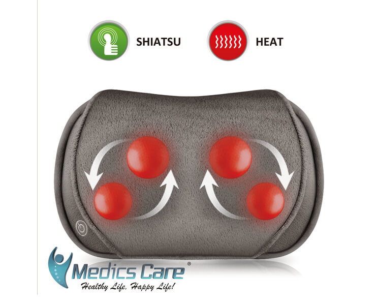 כרית עיסוי שיאצו 3D MC-9601 Medics Care