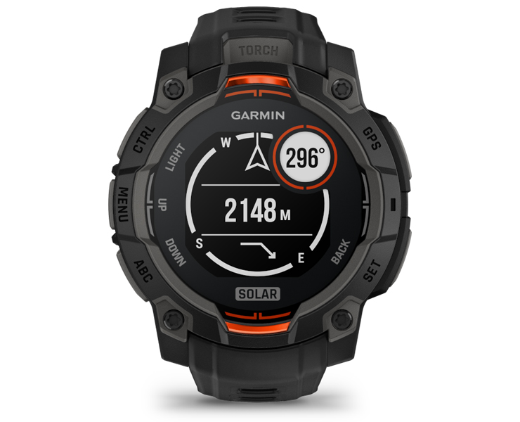 שעון חכם GARMIN Instinct3 Solar שחור 