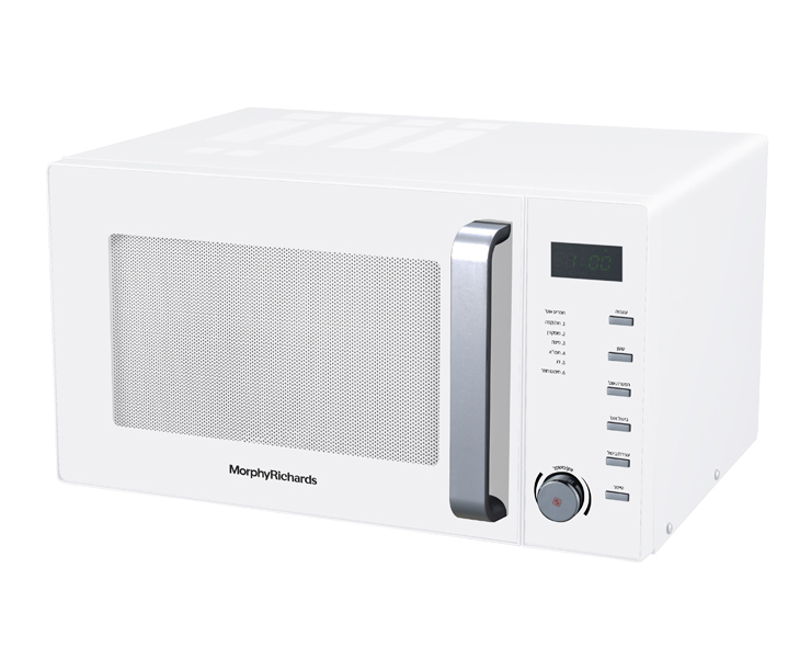 מיקרוגל דיגיטלי פאנל בעברית 25 ל' Morphy Richards 44576