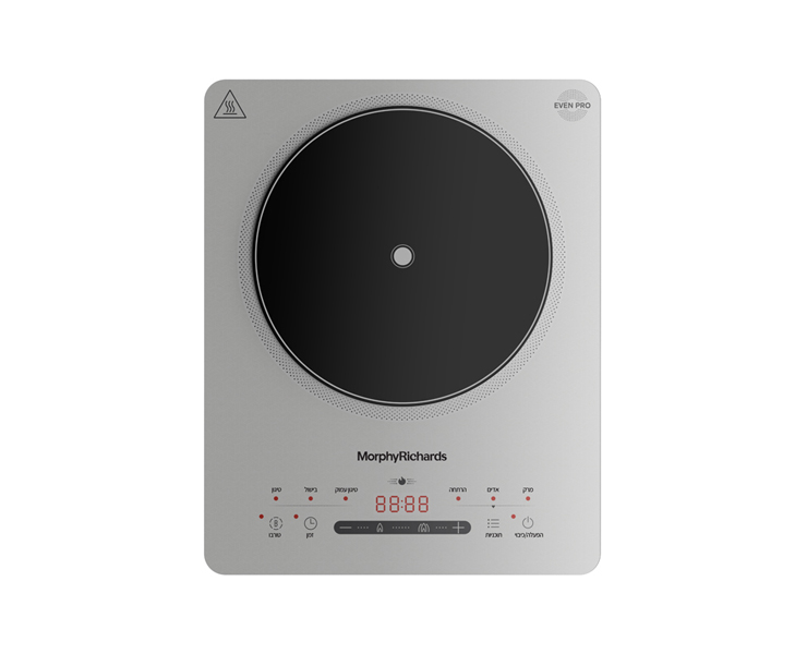 פלטת אינדוקצייה פאנל טאצ' בעברית Morphy Richards 44743
