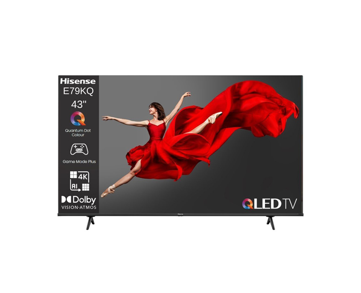 מסך Hisense Smart 4K QLED 43E79KQ 43
