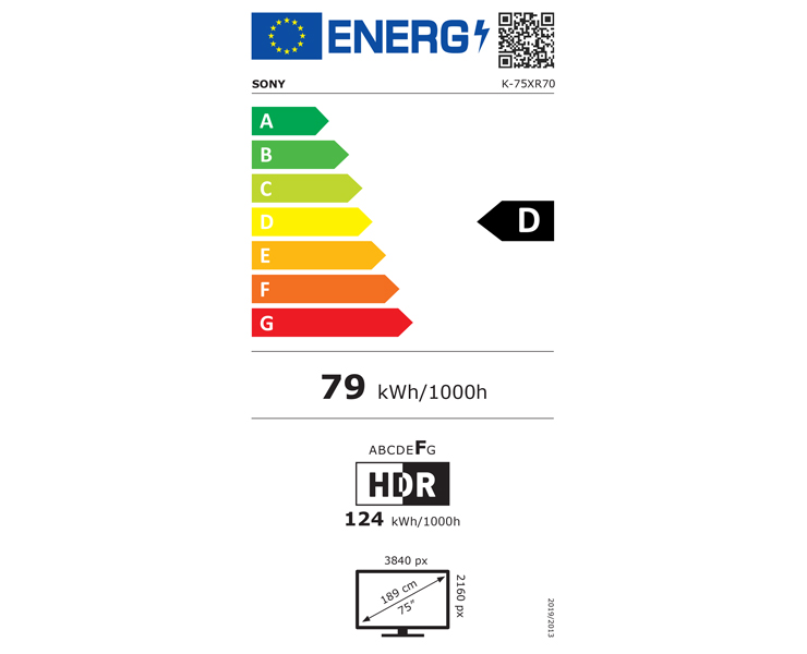 מסך טלוויזיה 75 Sony Bravia 4K QLED XR Mini LED K75XR70PAEP