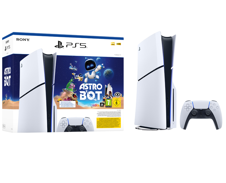 קונסולה PS5 נגן Blu-ray Slim+Astrobot