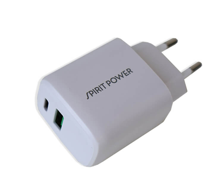מטען קיר מהיר 25W+כבל 1 מ' SPIRIT TYPEC