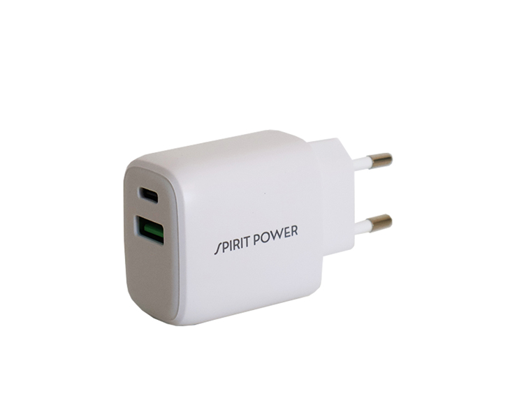ראש מטען מהיר 2 כניסות SPIRIT 25W 
