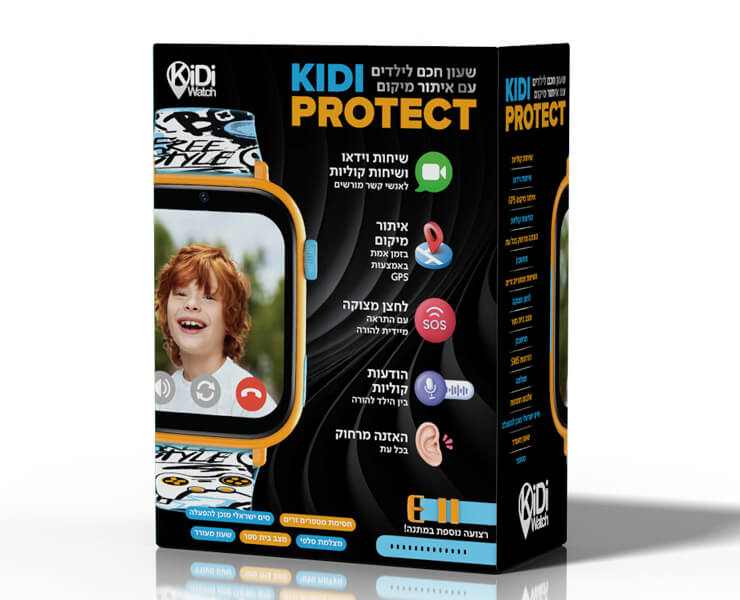 שעון חכם KIDI PROTECT 4G