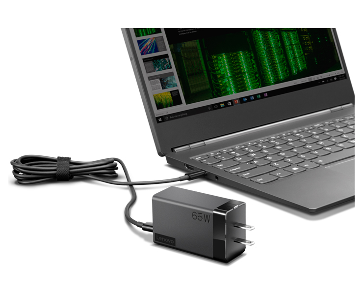 מטען קיר למחשב כבל Lenovo 65W G0A6N065WW USB-C