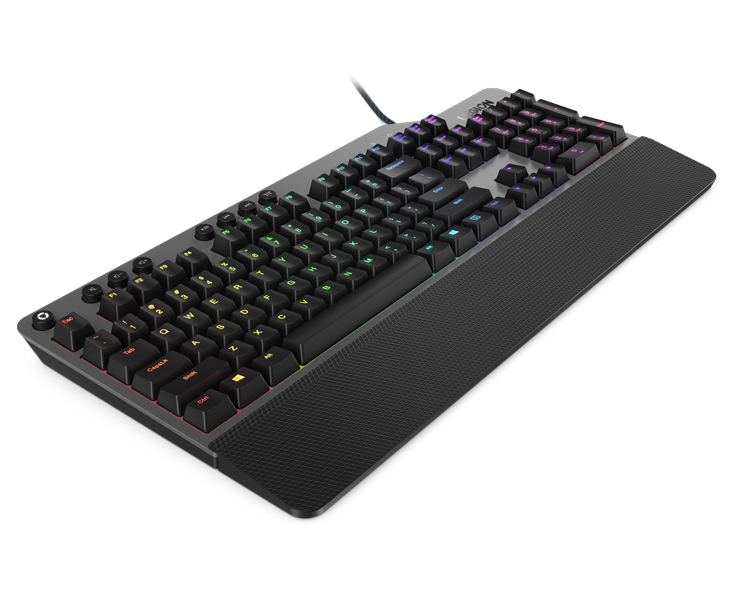 מקלדת גיימינג מכאנית חוטית Lenovo Legion K500 RGB אפור
