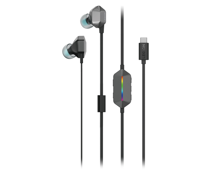 אוזניות גיימינג חוטיות Lenovo Legion E510 7.1 RGB GXD1N40797