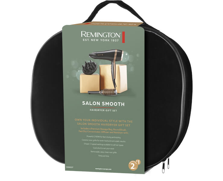 מייבש שיער עם ערכת עיצוב מהודרת Remington D6960GP