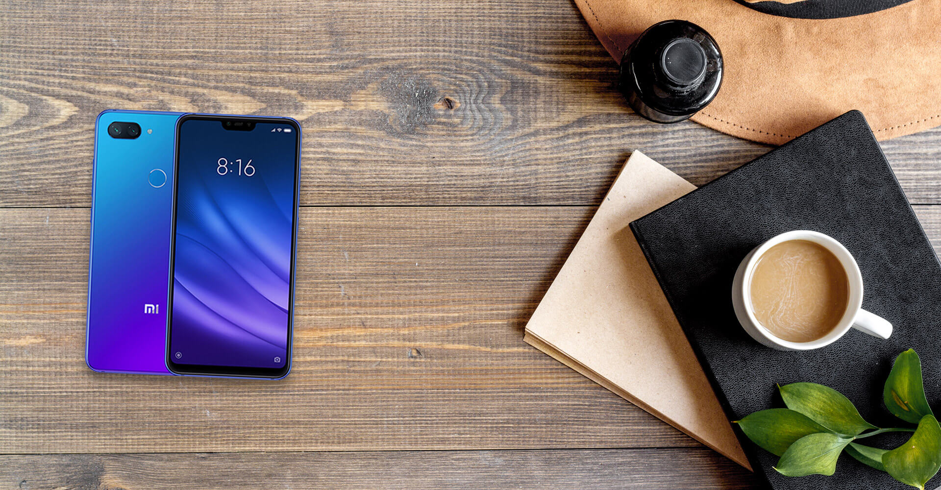 Mi 8 Lite 6 + 128GB כחול ושחור