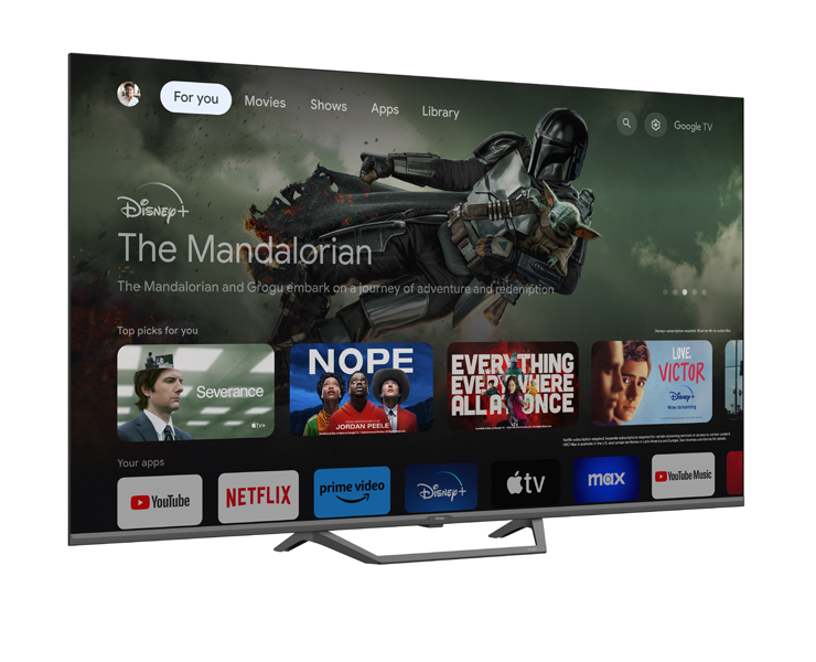 מסך טלוויזיה 50 Haier 4K QLED Google TV H50S80FUX