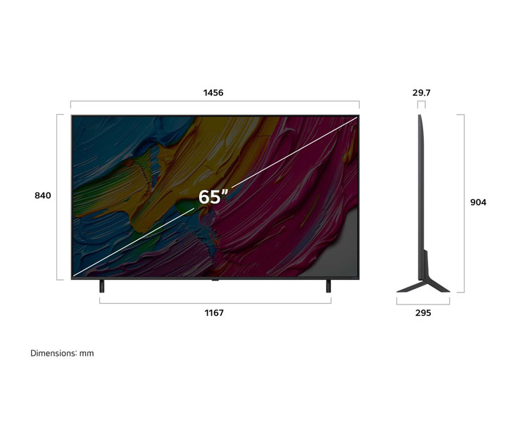 מסך 65 LG QNED 65QNED80A6A