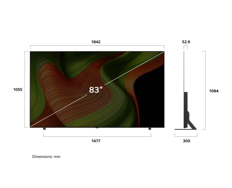 מסך 83 LG OLED OLED83B56LA