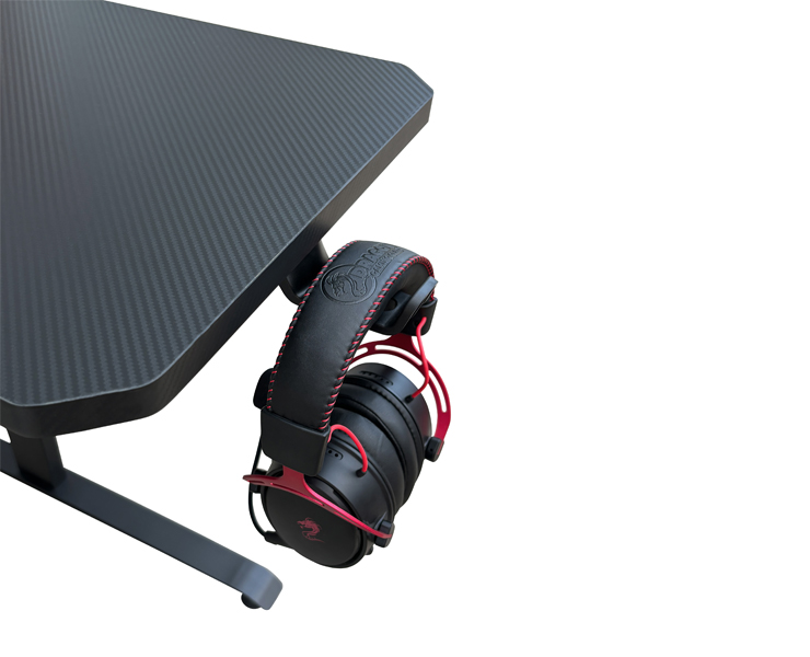 שולחן גיימינג בצורת ר פינה ימנית עם תאורת RGB Dragon GPDRA-TL