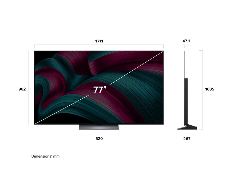 מסך 83 LG OLED OLED83C56LA