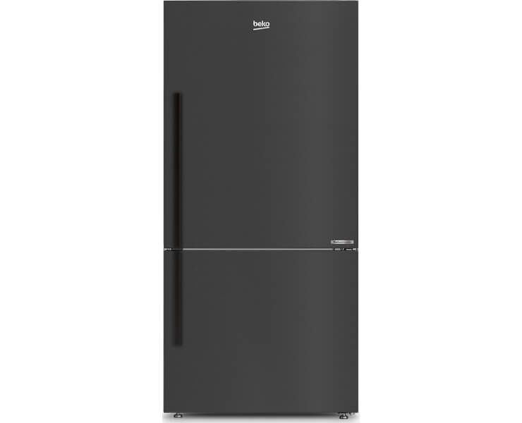מקרר BEKO מקפיא תחתון נירוסטה מושחרת CN160236XB