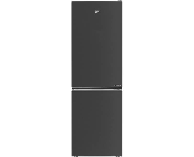 מקרר BEKO מקפיא תחתון נירוסטה מושחרת RCNE365XBR