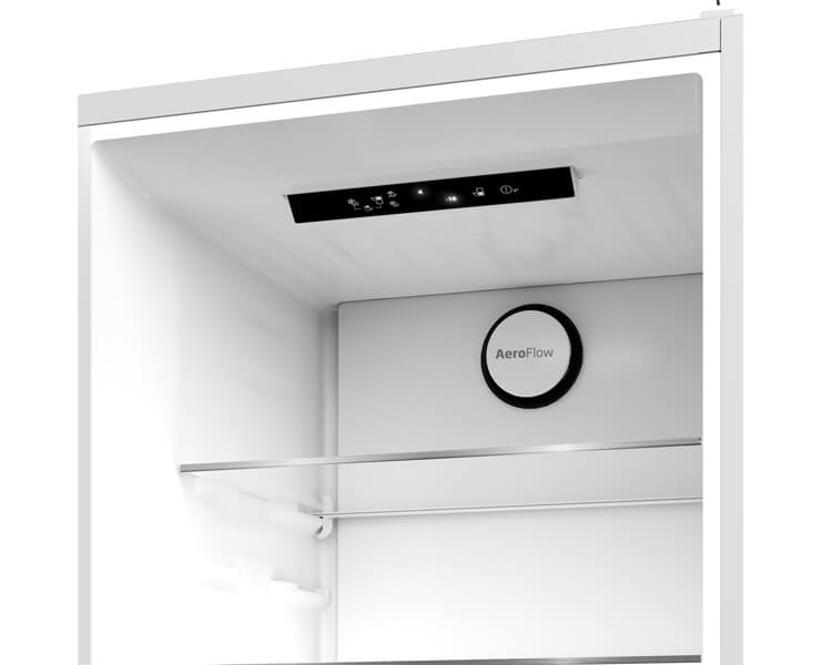 מקרר BEKO מקפיא תחתון נירוסטה מושחרת RCNE365XBR