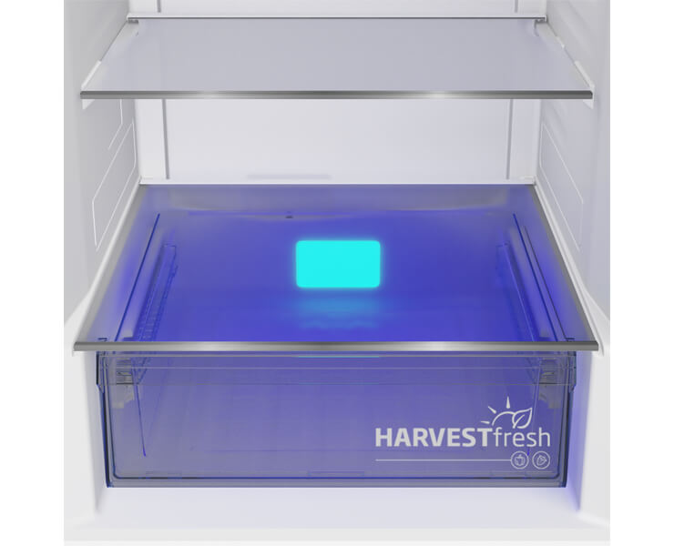 מקרר BEKO מקפיא תחתון נירוסטה מושחרת RCNE365XBR