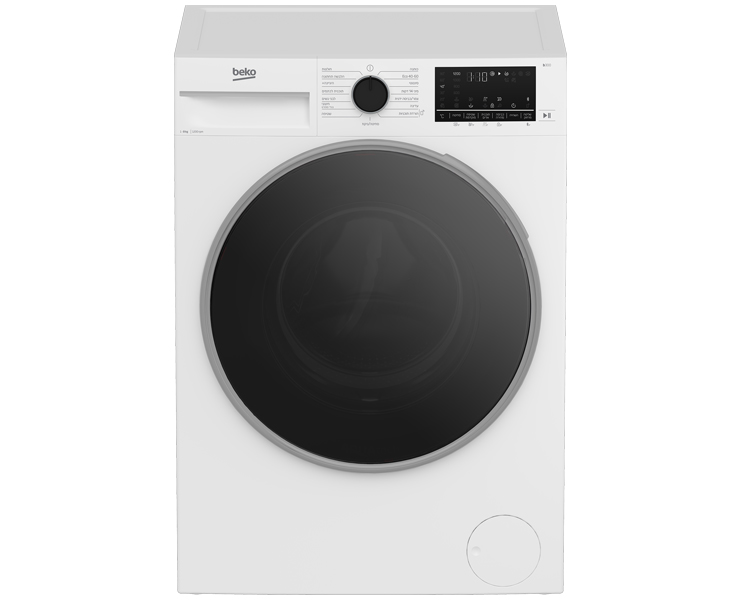 מכונת כביסה 8 ק"ג BEKO דגם B3WFT58220W
