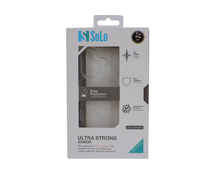 כיסוי שקוף לסלולר SOLO IPHONE 17