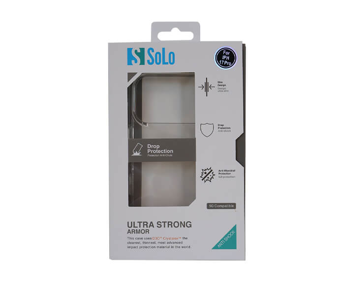 כיסוי שקוף לסלולר SOLO IPHONE 17 PRO 